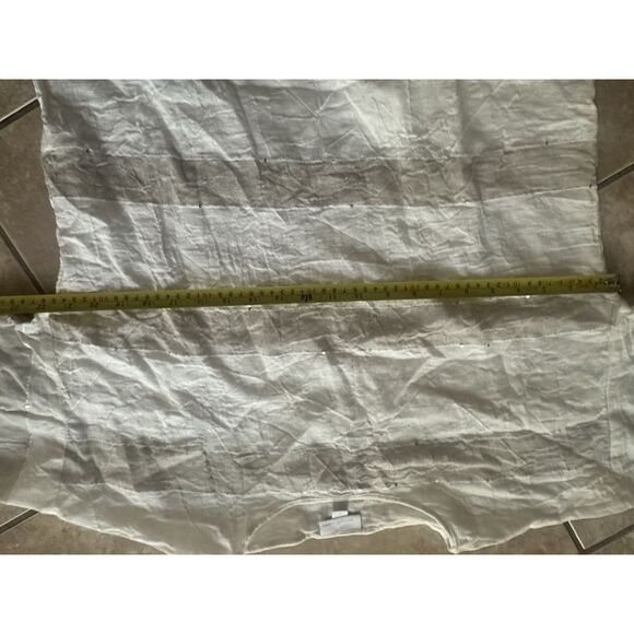 J Jill Pure Jill S Linen Cotton Blouse Tunic Embellished - Picture 6 of 6